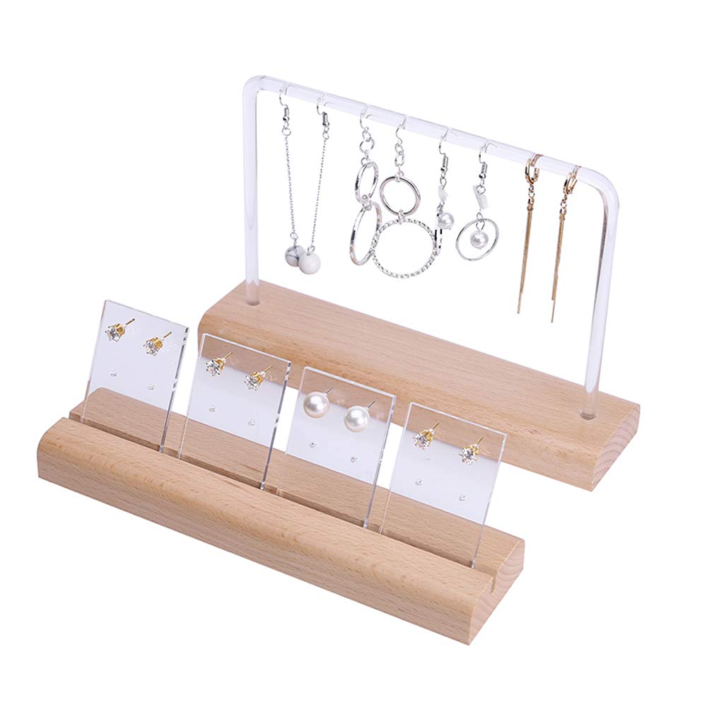 ピアス　アクセサリー　ホルダースタンド 楽天市場】【コの字型スチールディスプレイ】ブライトゴールド